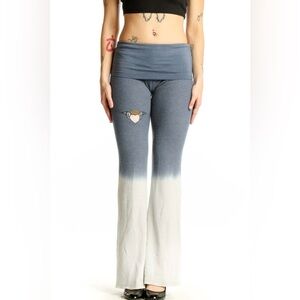 Boys Lie - Heavenly Love Thermal Pants Navy Dip Dye - Size L